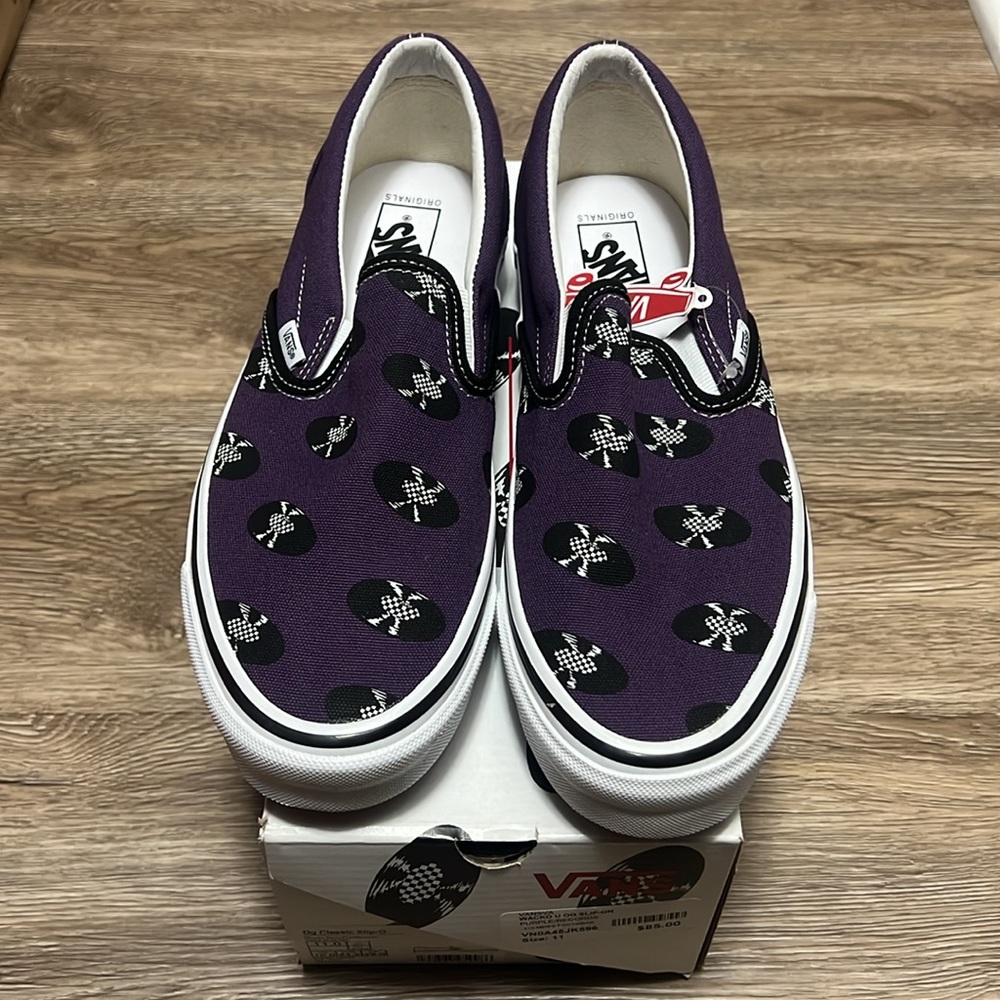 Wacko Maria X OG Classic Slip on Size 11 Purple Records